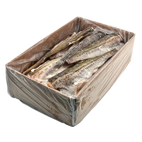 "ДОБРОФЛОТ" минтай филе с кожей поштучной заморозки 